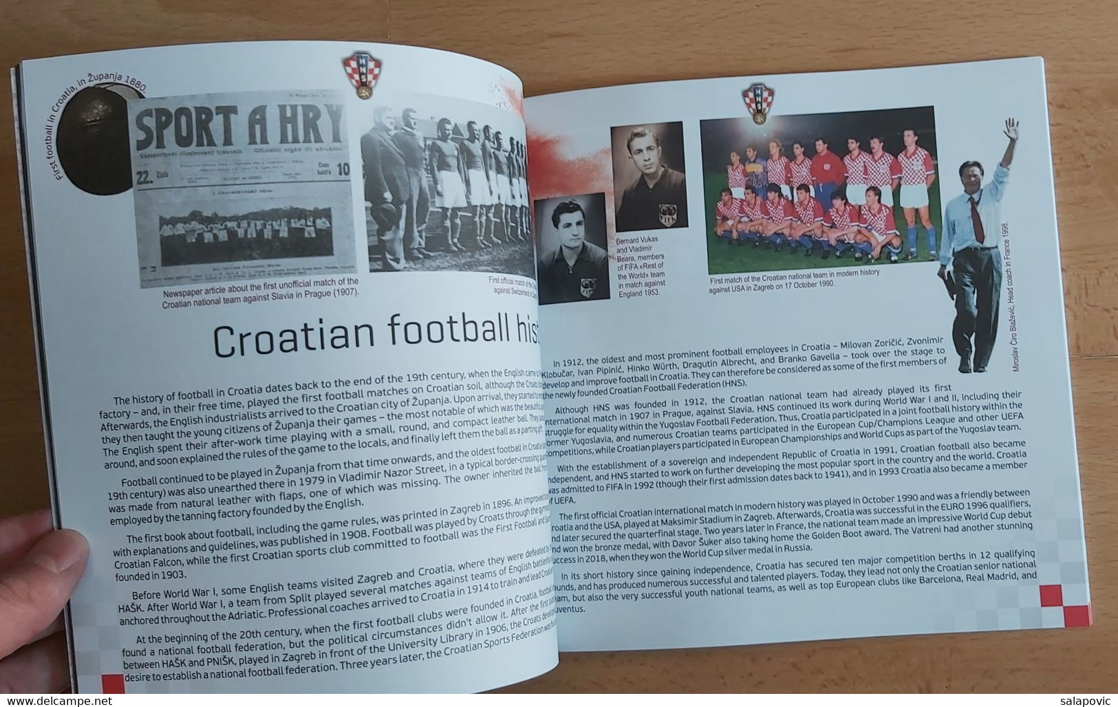 CROATIA National Football Team U - 21 2019 UEFA U - 21 EUROPEAN CHAMPIONSHIP FOOTBALL CROATIA FOOTBALL MATCH PROGRAM - Books
