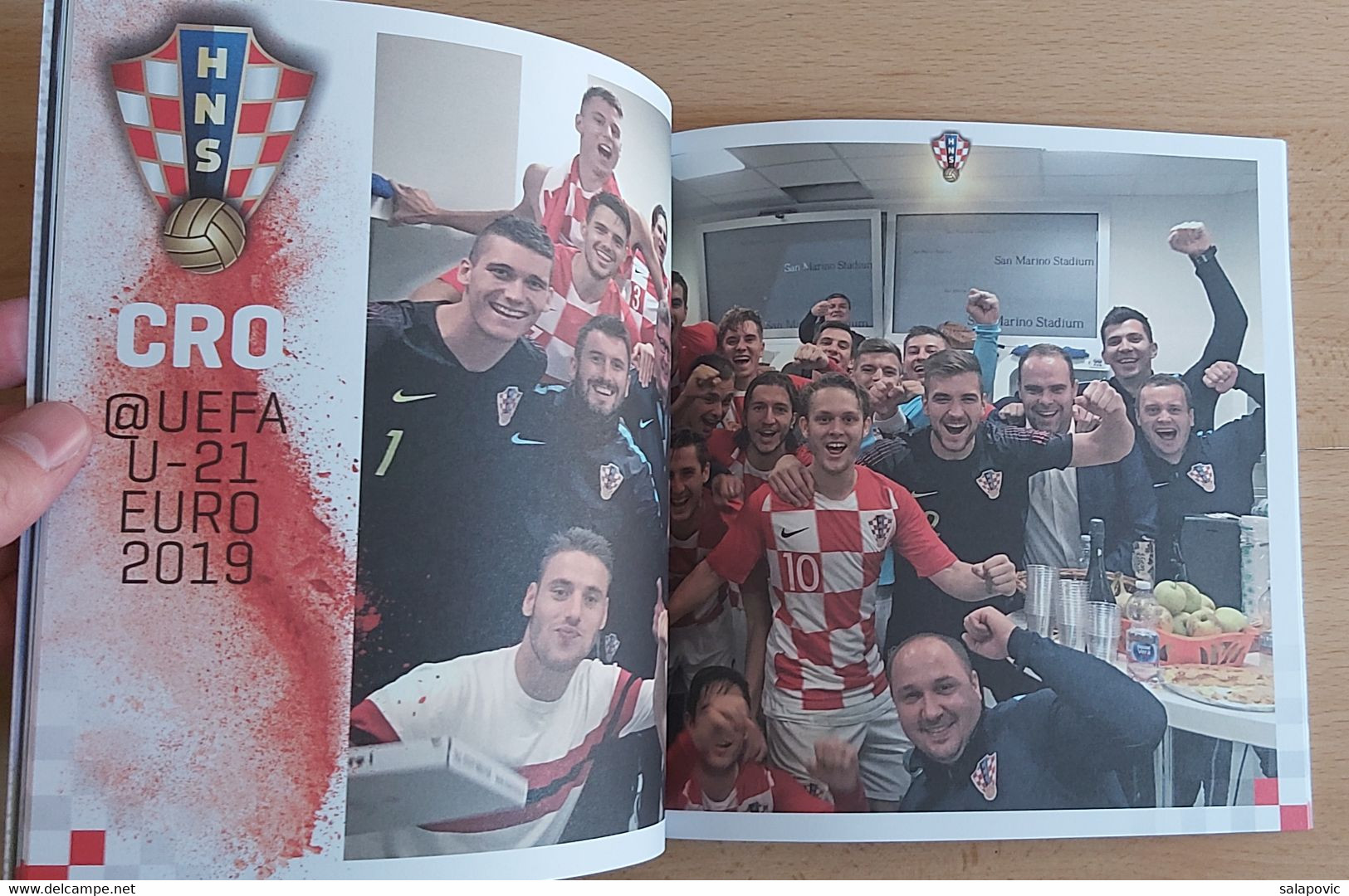 CROATIA National Football Team U - 21 2019 UEFA U - 21 EUROPEAN CHAMPIONSHIP FOOTBALL CROATIA FOOTBALL MATCH PROGRAM - Libri