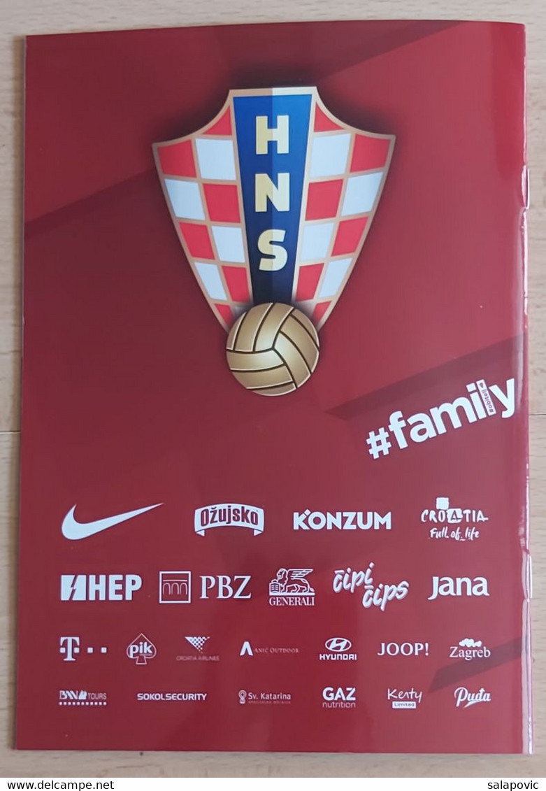 GNK Dinamo Zagreb - NK Istra Pula  2021 finals of the Croatian Football Cup FOOTBALL CROATIA FOOTBALL MATCH PROGRAM
