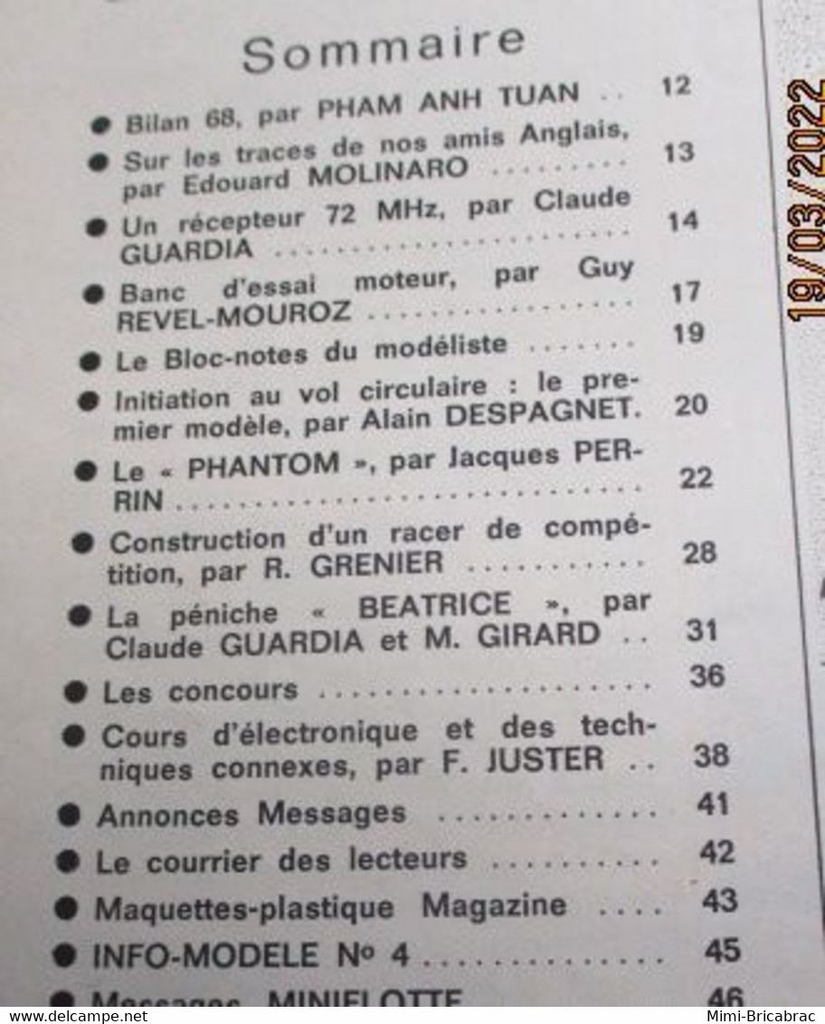 22-A REVUE RADIO-MODELISME  ELECTRONIQUE ANIMATION N°25 De JANVIER 1969 , TRES BON ETAT , COMPLET - R/C Modelle (ferngesteuert)