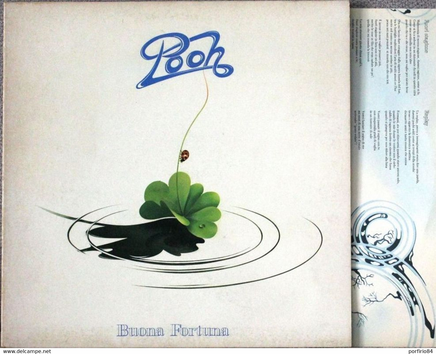 I POOH BUONA FORTUNA LP ITALY 1981 - Other - Italian Music