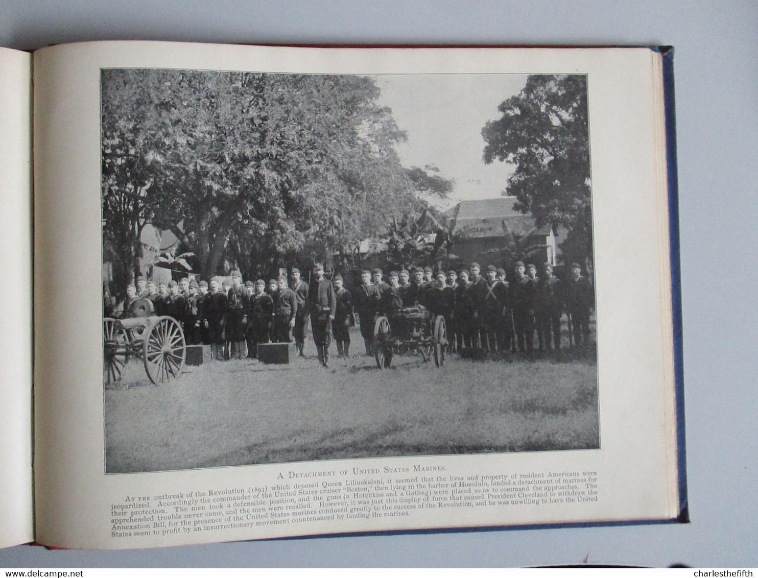 1898 THE AMERICAN NAVY [ IN CUBA AND HAWAII ]. With Introduction And Descriptive Text. Reproductions Of Photographs. - Forces Armées Américaines