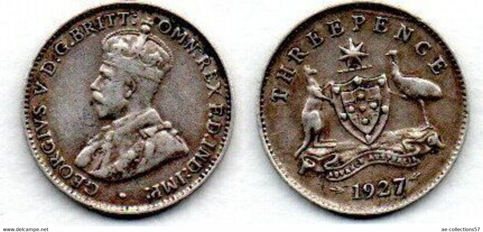 Australie   3 Pence  1927 M TTB - Threepence