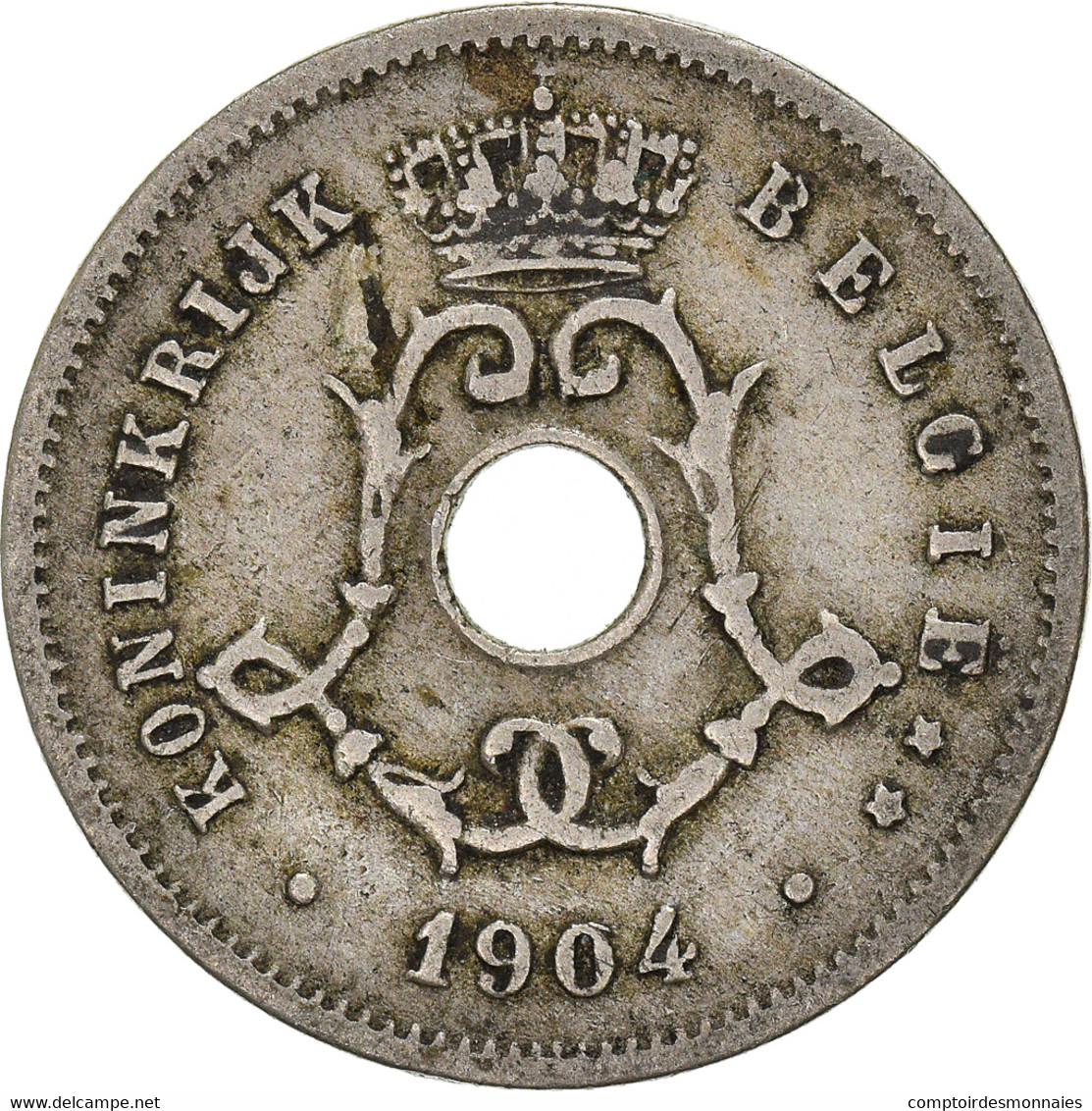 Monnaie, Belgique, 5 Centimes, 1904 - 5 Cents