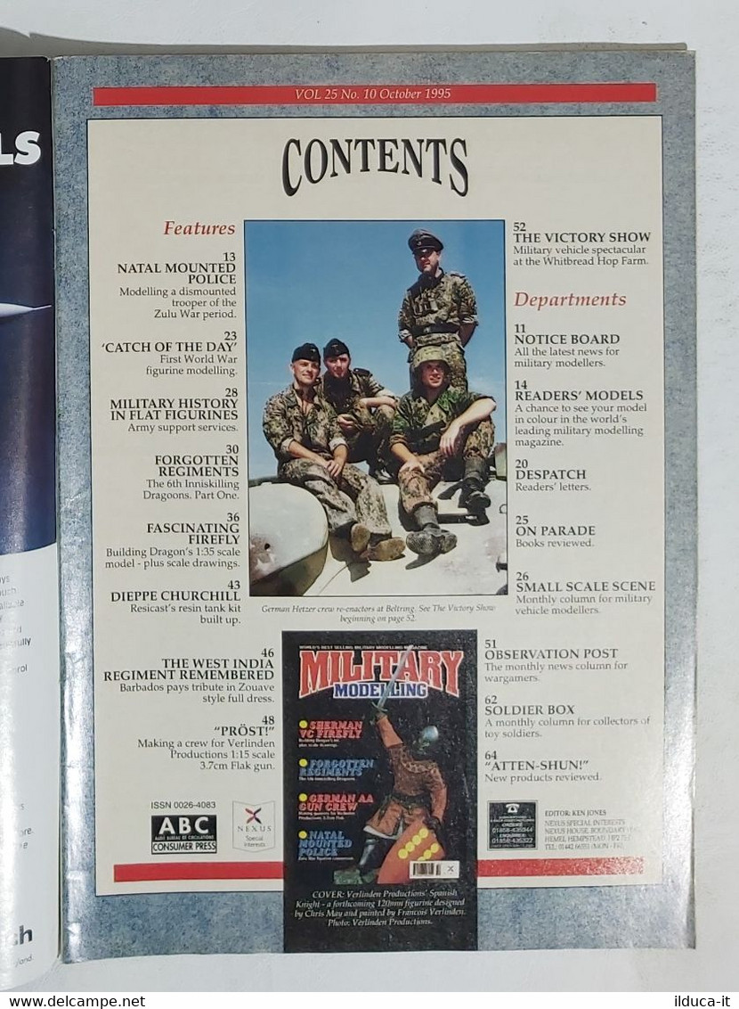 01089 Military Modelling - Vol. 25 Nr. 10 - 1995 - In Inglese - Ocios Creativos