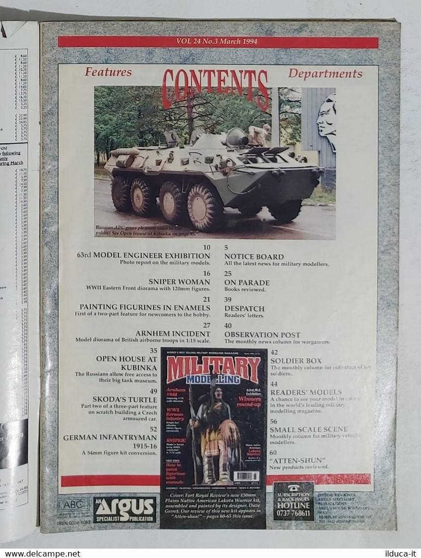 02045 Military Modelling - Vol. 24 - N. 03 - 1994 - England - Hobby En Creativiteit