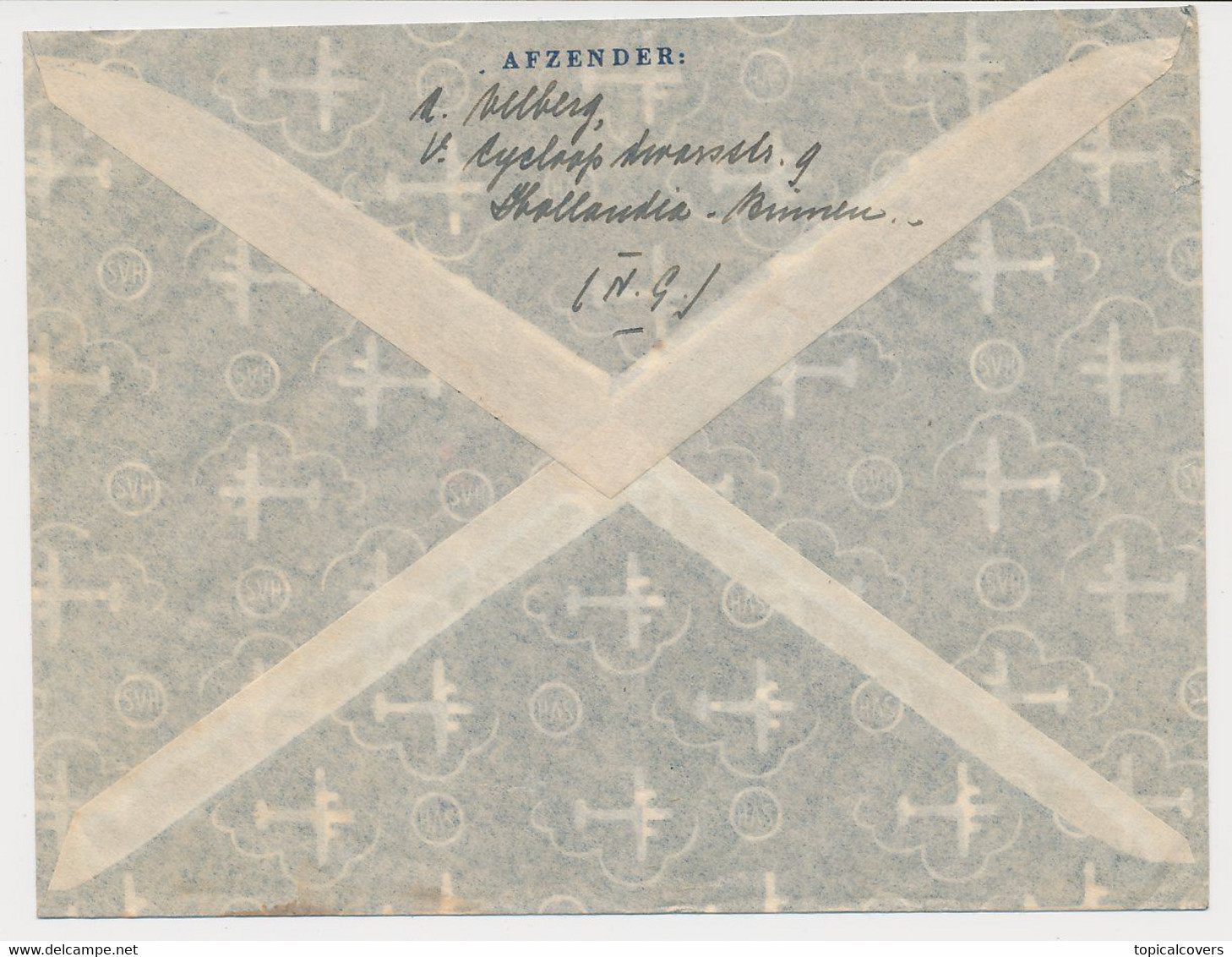 Cover Hollandia Netherlands New Guinea - Den Haag The Netherlands 1955 - Nueva Guinea Holandesa