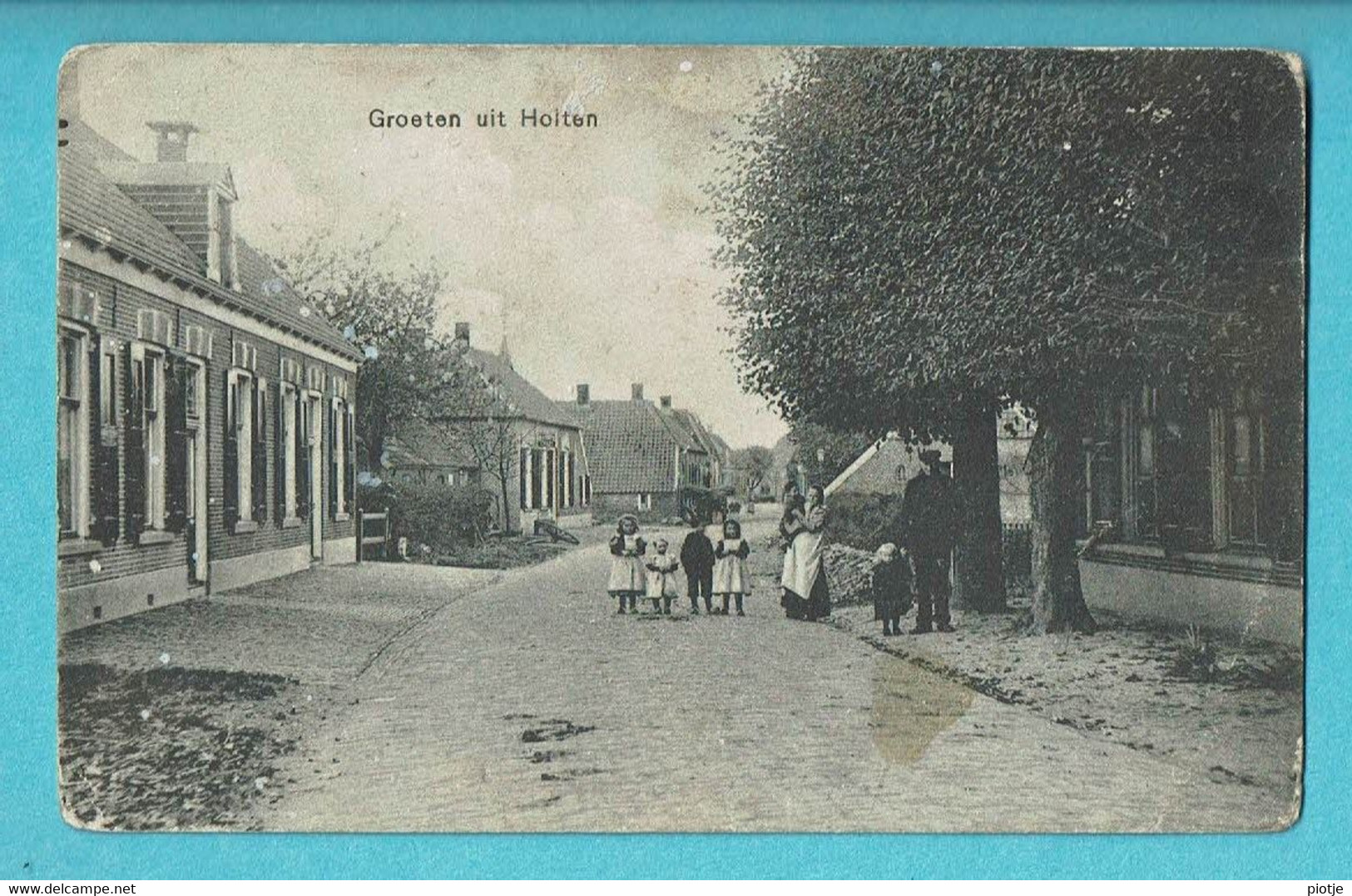 * Holten (Overijssel - Nederland) * (Foto En Uitg J.W. Jansen - 09 6936) Groeten Uit Holten, Zeldzaam, Animée, Enfants - Holten