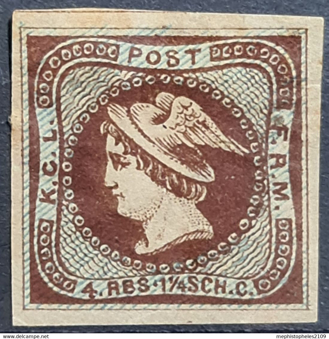 DENMARK 1852 (60?) - MLH - Reproduction Of A 1852 Ferslew Essay Or Forgery The 1860 Essay - Essais & Réimpressions