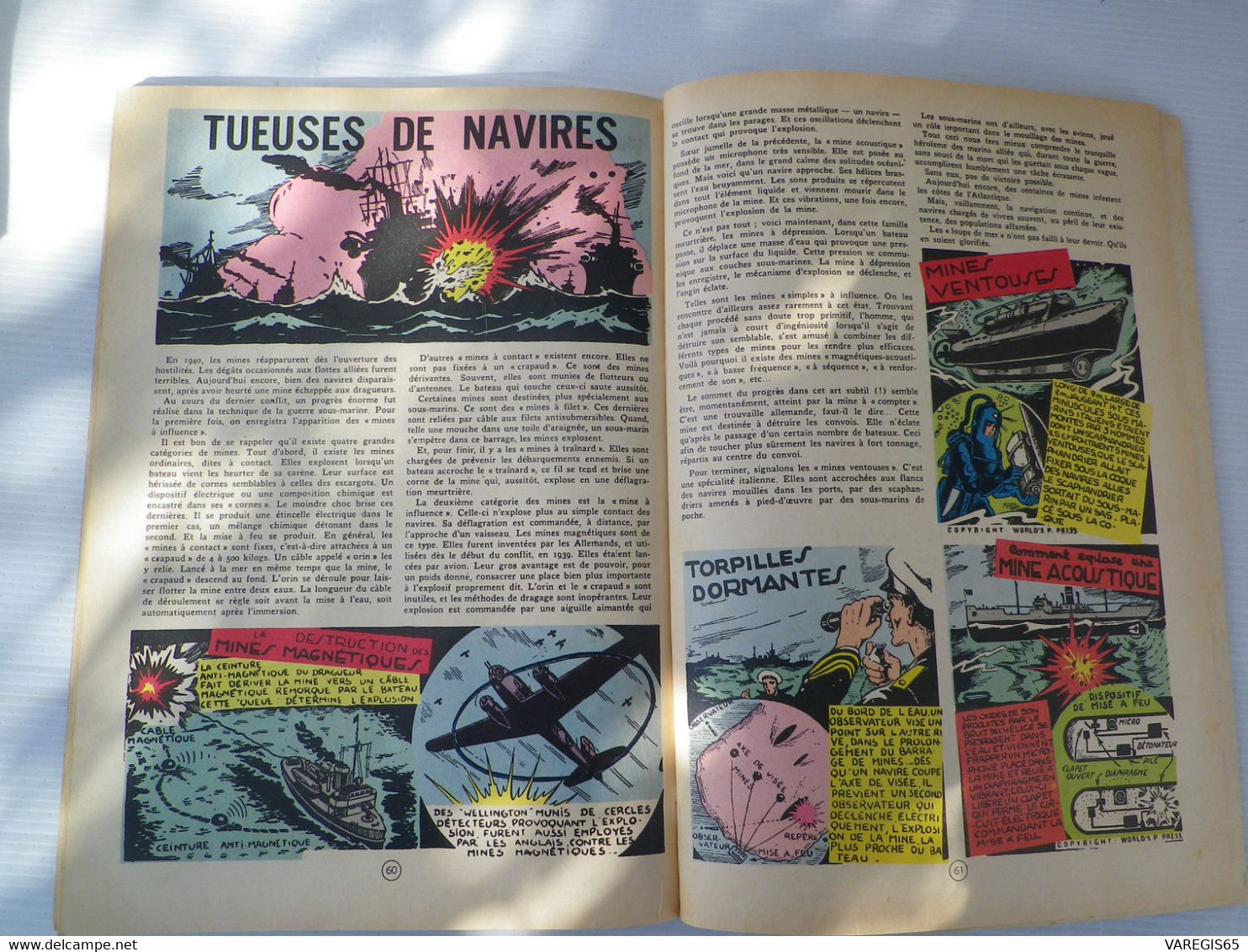 LES JAPS ATTAQUENT - AVENTURES DE BUCK DANNY - CHARLIER / HUBINON - DUPUIS 1966 - 7 PAGES DE SUPPLEMENTS ET PUB SPIROU