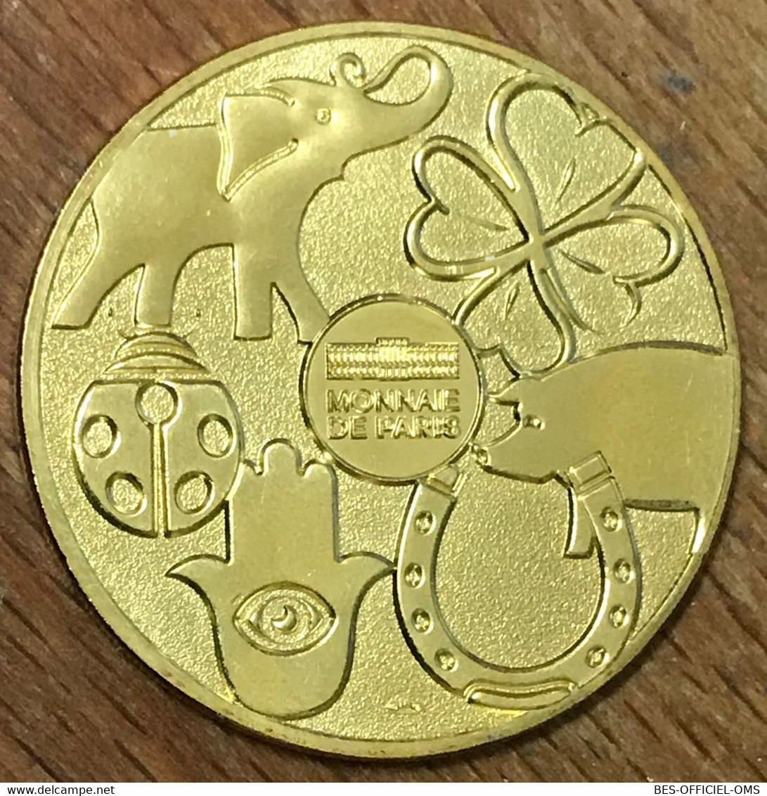 75006 PARIS EXPOSITION LA CHANCE ÉLÉPHANT MDP 2017 MÉDAILLE SOUVENIR MONNAIE DE PARIS JETON TOURISTIQUE MEDALS TOKENS - 2017