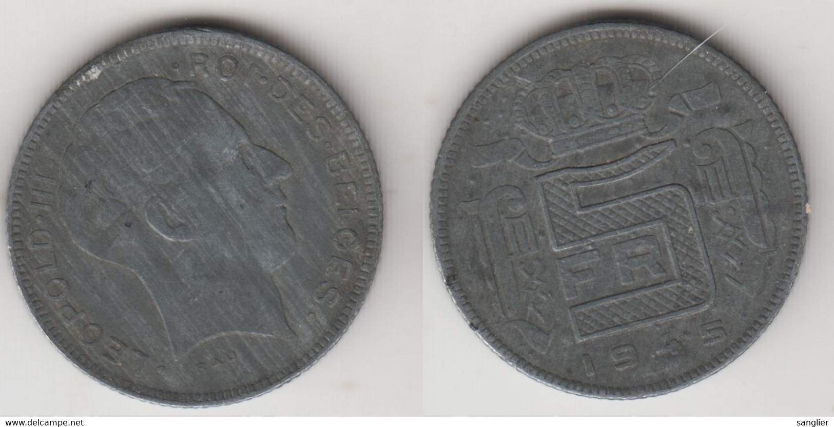 5 FRANCS 1945 FR - 5 Francs