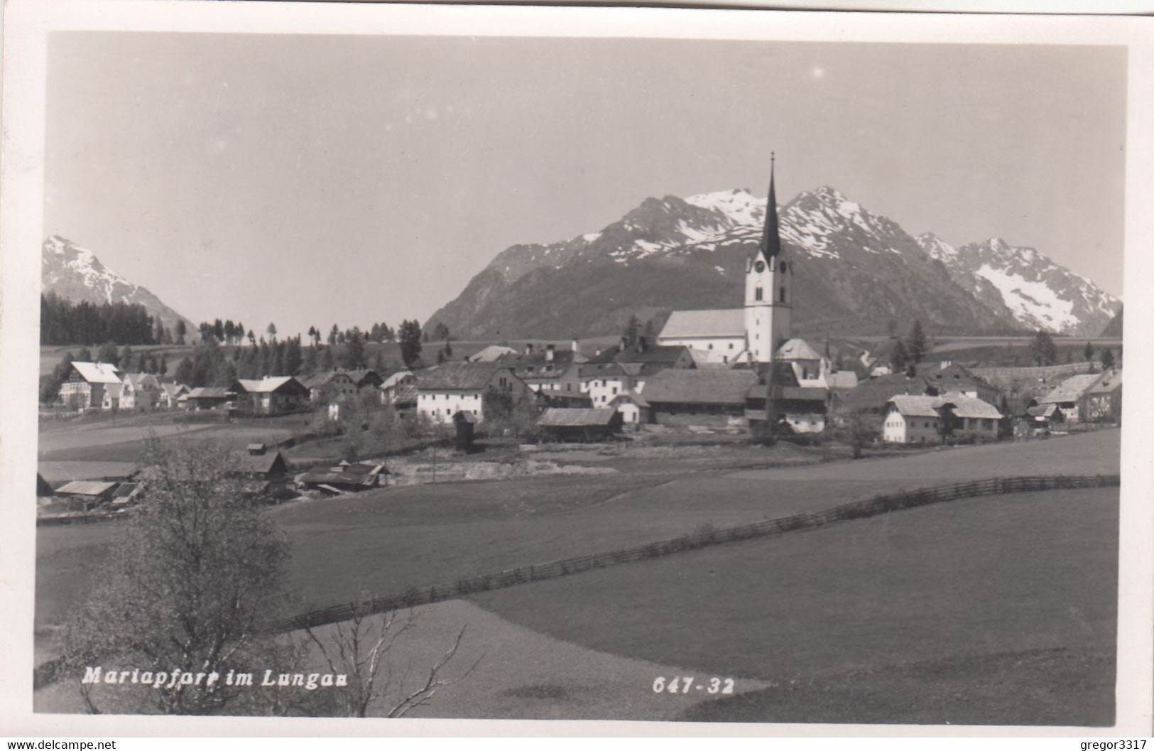 A9998) MARIAPFARR Im LUNGAU - KIRCHE Bauernhof U. Häuser ALT 1955 - Mariapfarr