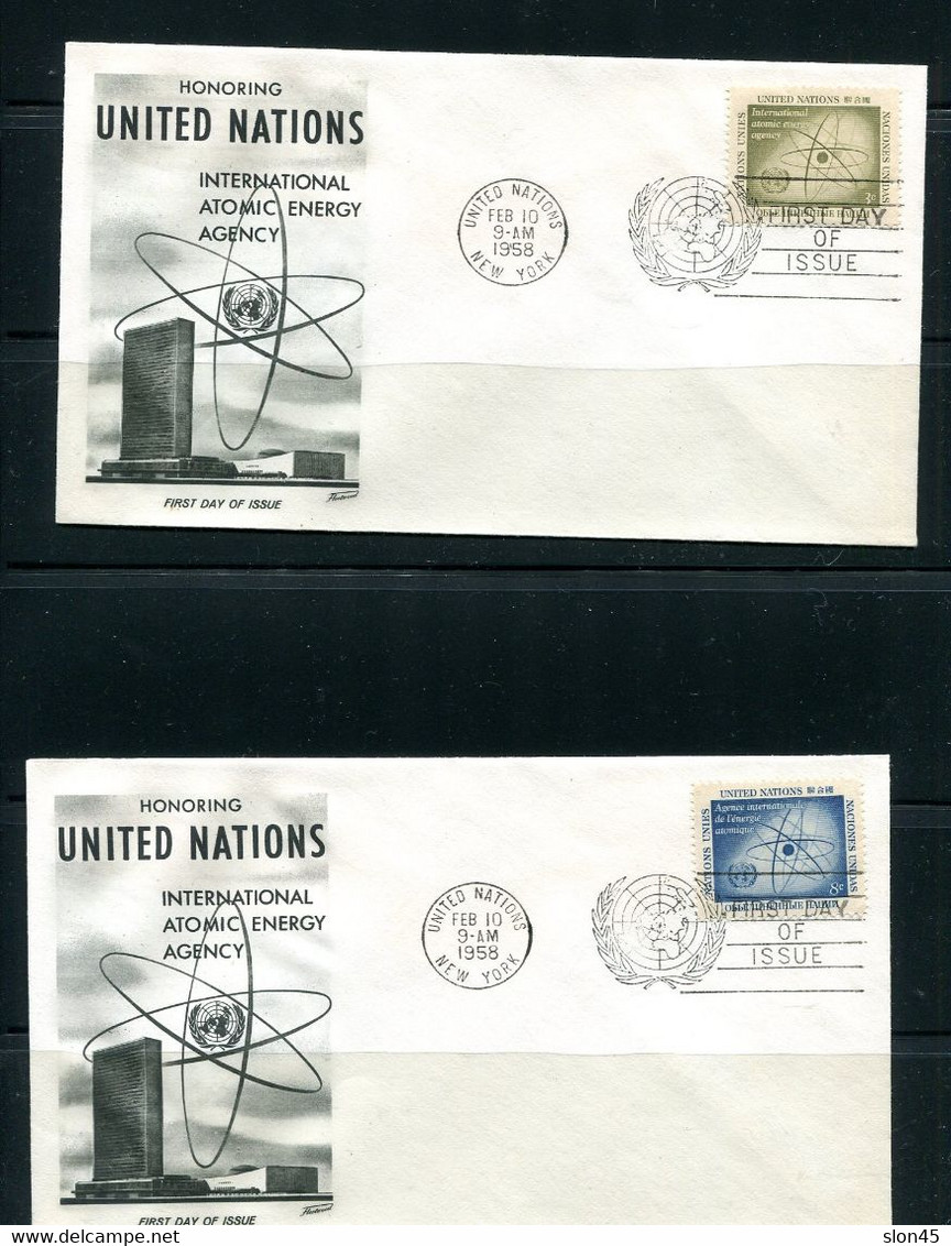 USA 1958 9 FDC Covers  New York Office  12671 - Cartas & Documentos