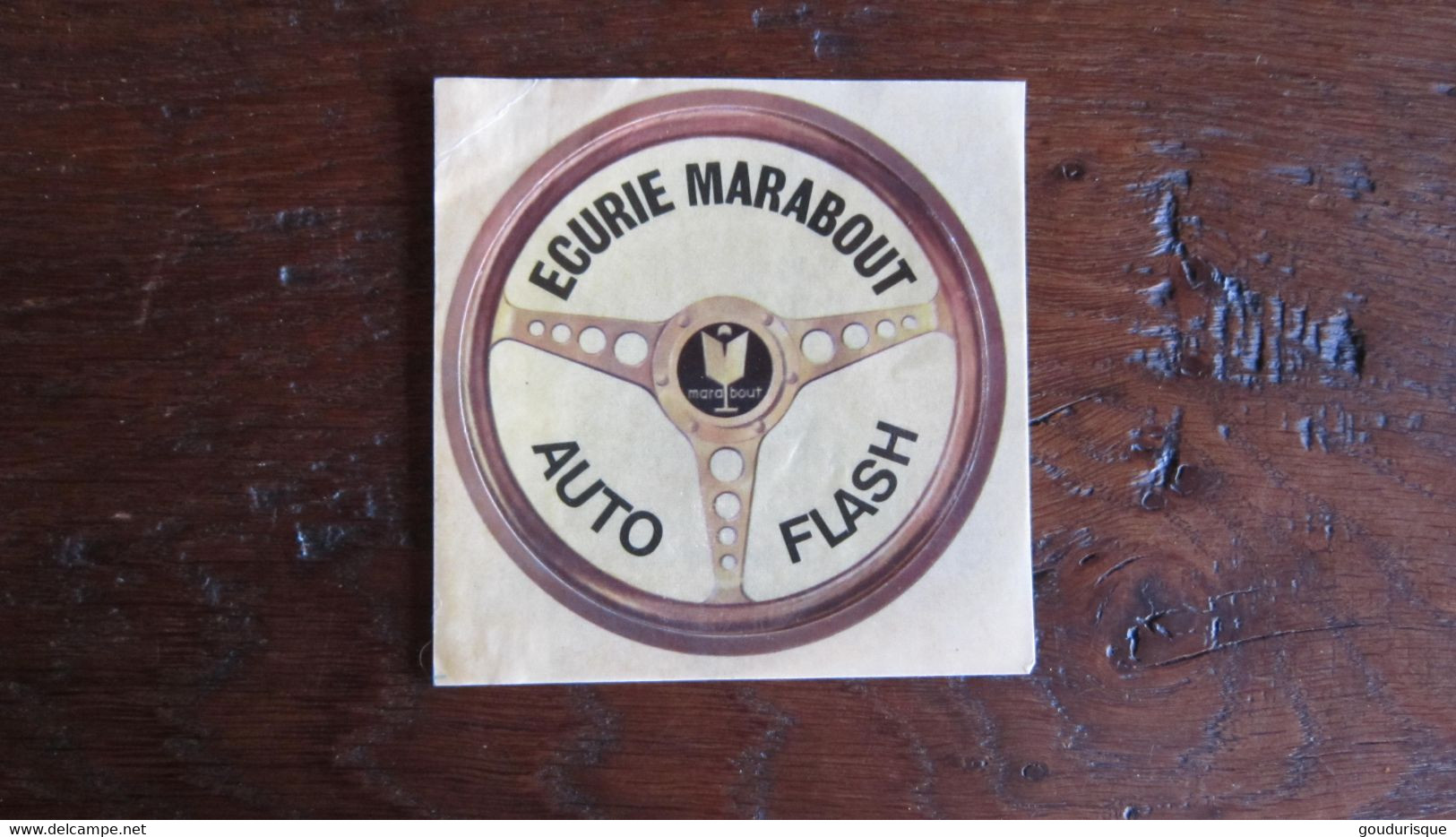 BOB MORANE AUTOCOLLANT ECURIE MARABOUT - Bob Morane