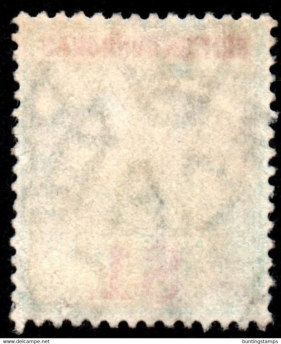 British Honduras 1907 KE VII Mult Crown CA $1 Grey-green And Carmine Cds Used - British Honduras (...-1970)