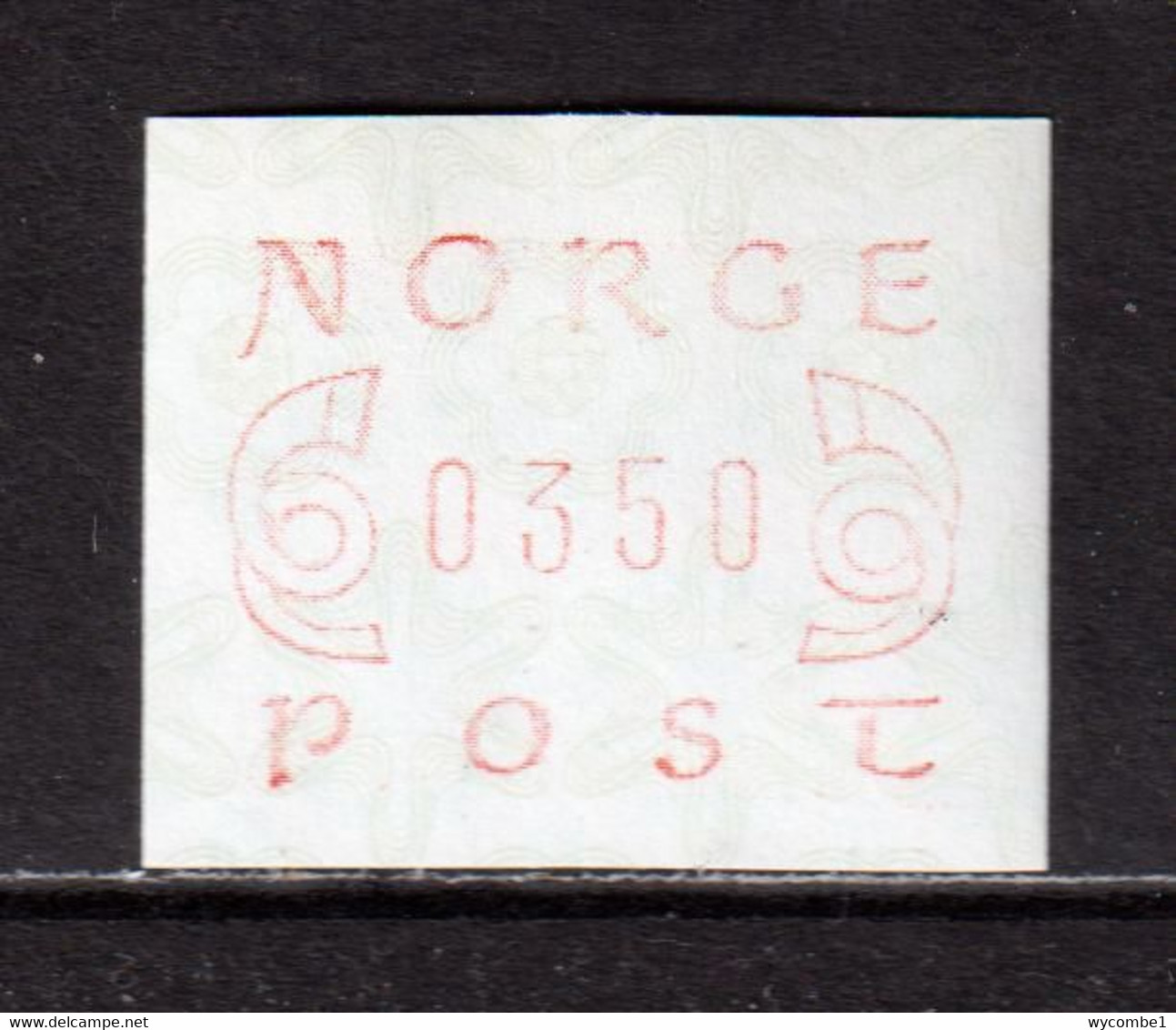 NORWAY - 1980 Frama Value As Shown Never Hinged Mint - Timbres De Distributeurs [ATM]