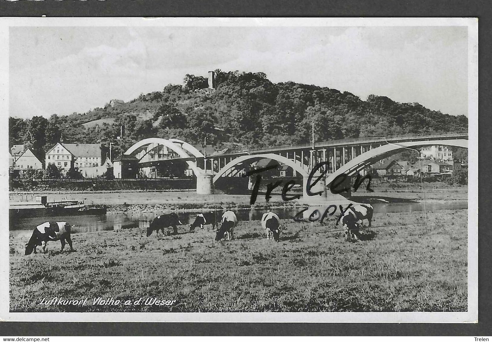 Allemagne, Vlotho, Weser, 1941, Gelaufen - Herford