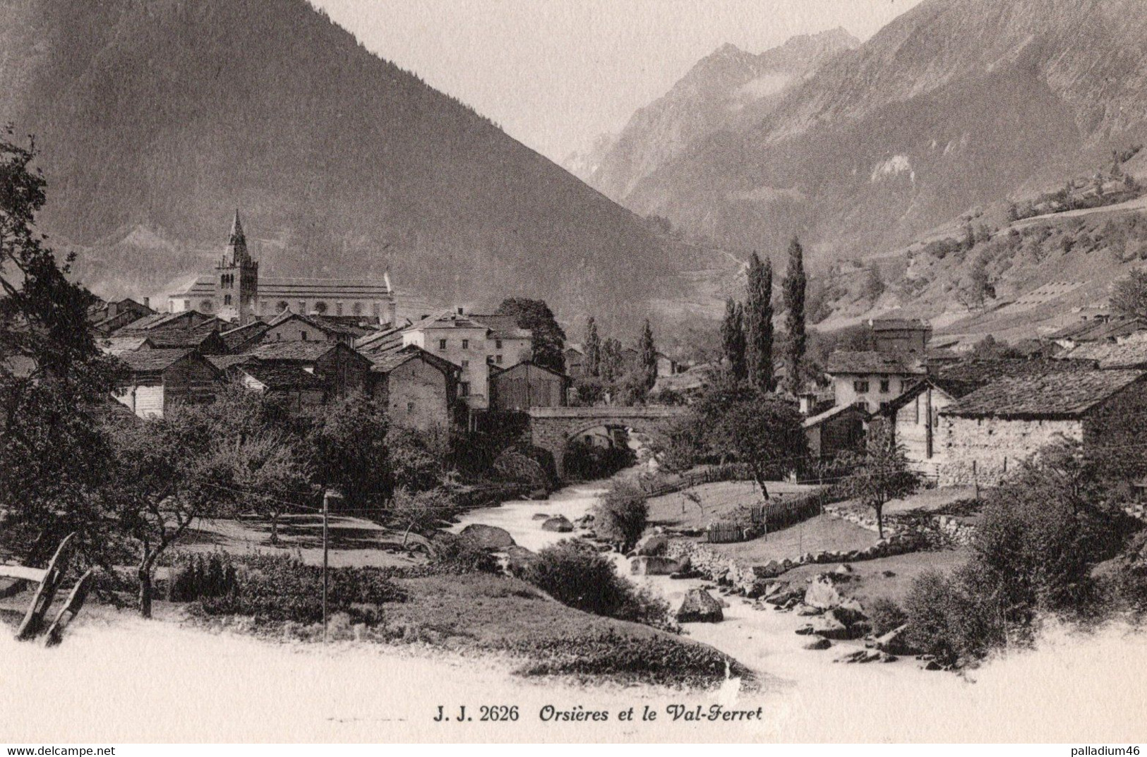 VALAIS ORSIERES VAL FERRET - Photo Jullien Frères, Genève No 2626 - Pas Circulé NEUVE - Orsières