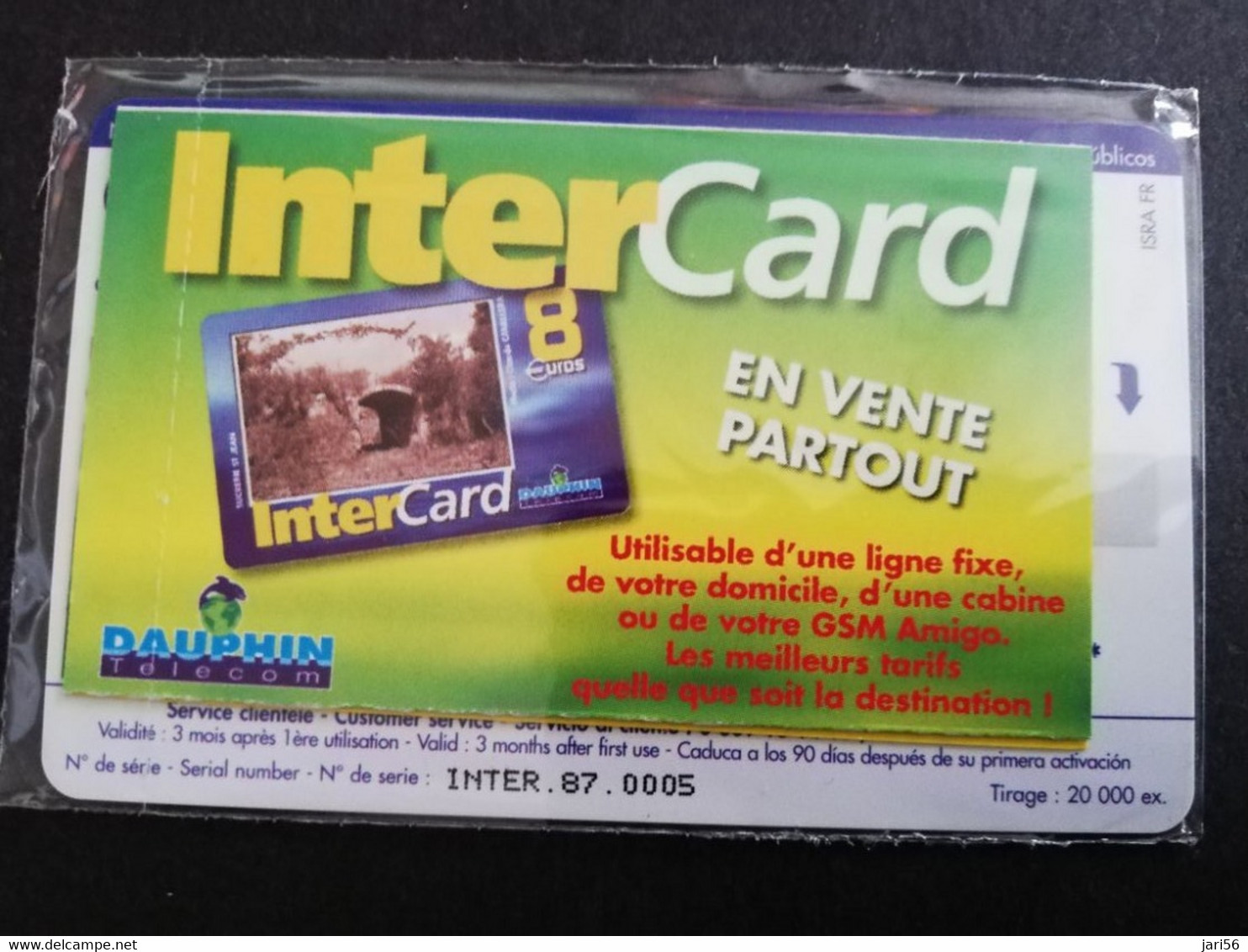 ST MARTIN  INTERCARD  FORT LOUIS MARIGOT  8 EURO /   INTER 87  / MINT CARD    ** 9230 ** - Antillen (Französische)