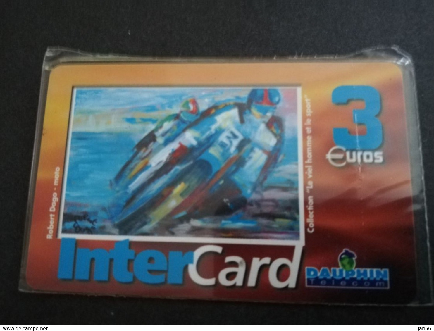 ST MARTIN  INTERCARD  ROBERT DAGO MOTO          3 EURO /   INTER 127 / MINT CARD    ** 9268 ** - Antillen (Französische)