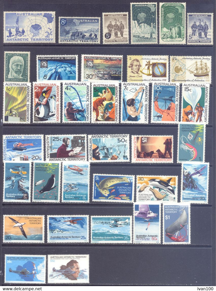 1957-1991. Australian Antarctic Territory, Collection For 1957-1991, Mint/** - Collections, Lots & Séries