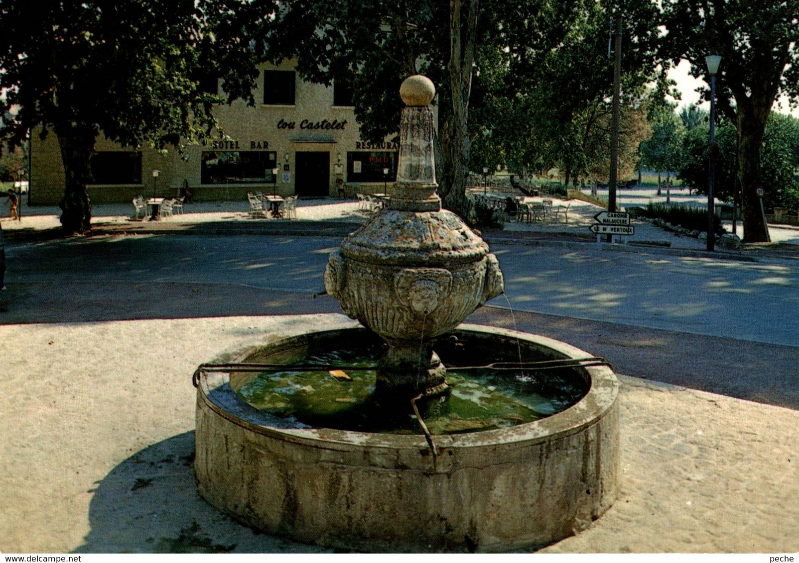 N°91342 -cpsm Beaumes De Venise -la Fontaine- - Beaumes De Venise