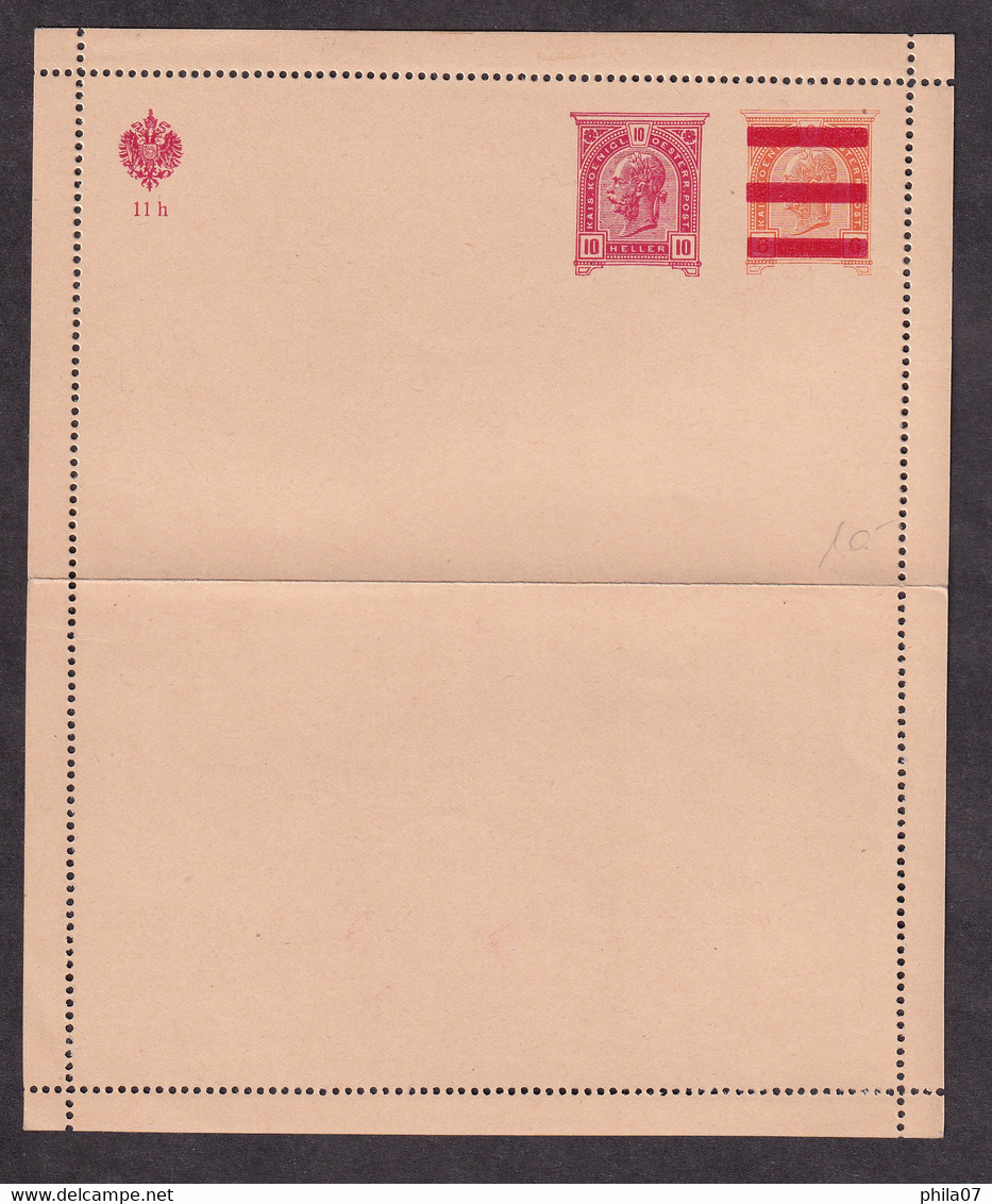 AUSTRIA - Unused Closed Stationery With Interesting Additionally Imprinted Value - 2 Scans - Lettres & Documents