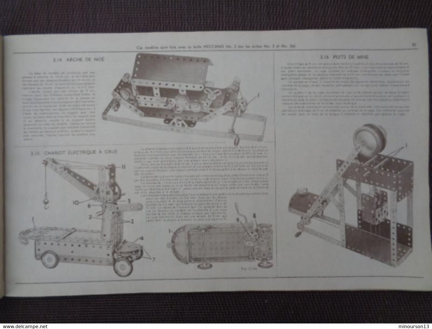 LIVRE MECCANO MANUEL D'INSTRUCTION N° 6 - Meccano