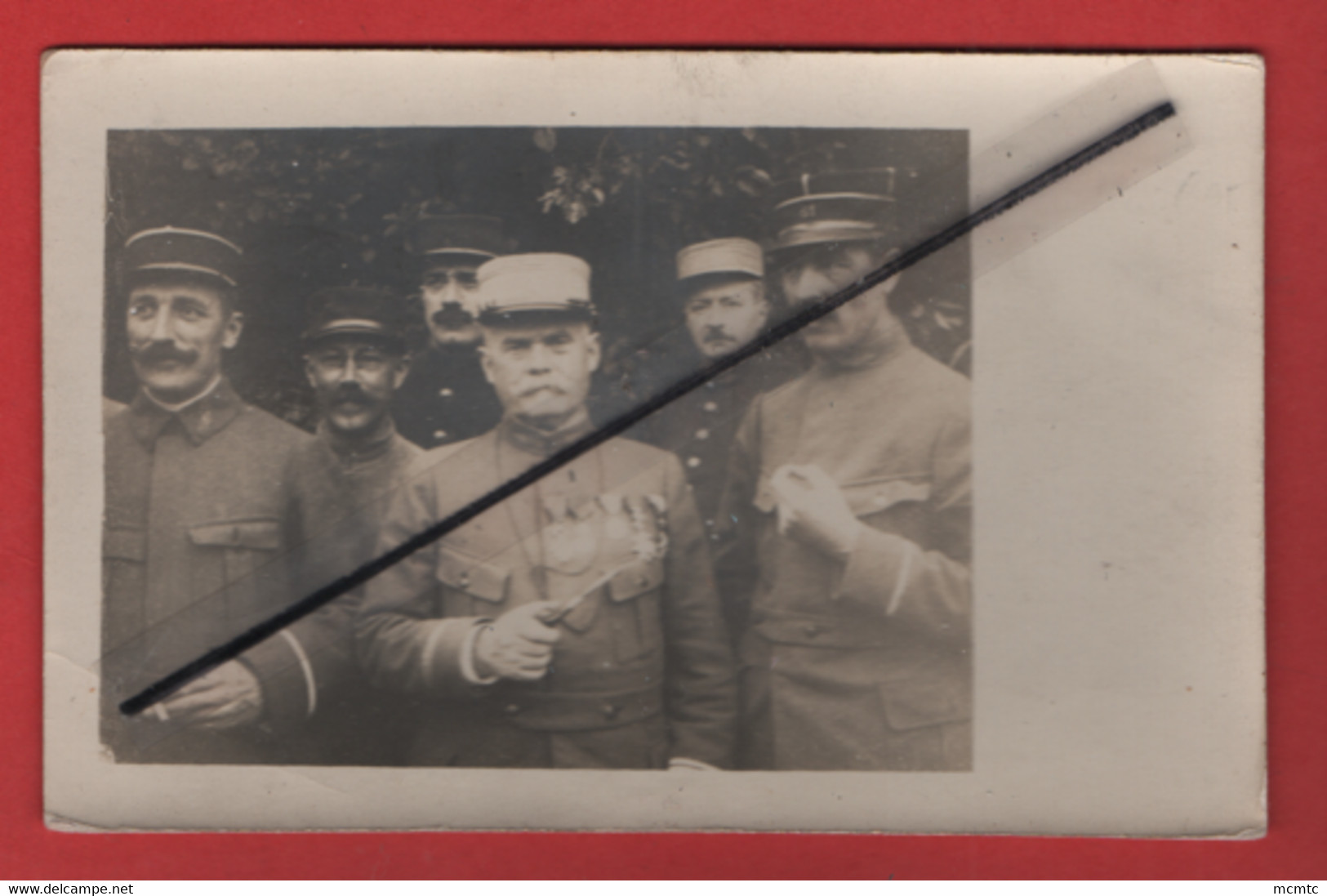 Carte Photo  - Correspondance : 3 Juillet 1916 - Santeuil -( Militaires , Militaire ) - Santeuil