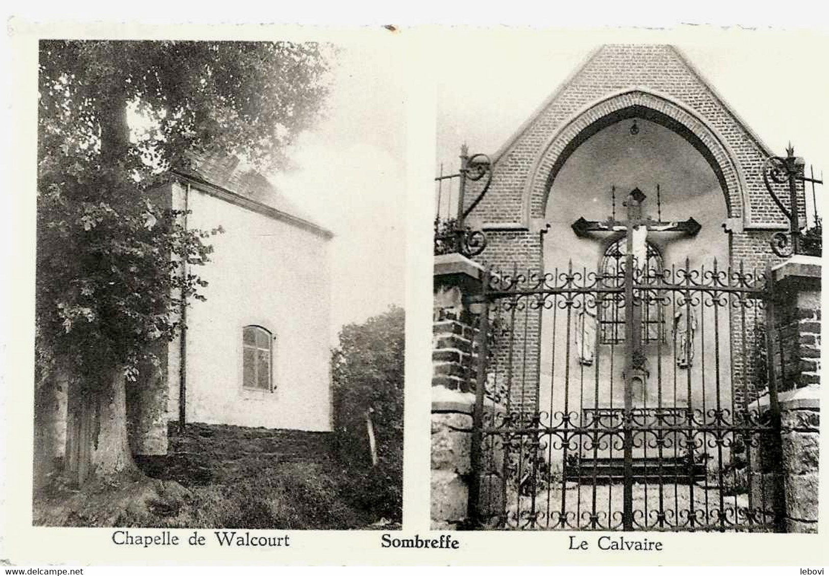 SOMBREFFE « Chapelle De Walcourt » + « Le Calvaire » - Ed. Buyle,  Bxl - Sombreffe