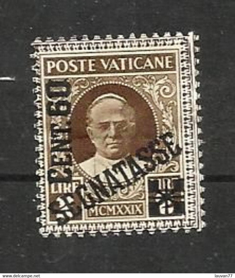 Vatican TAXE N°5 Neuf Avec Charnière* Cote 62.50€ - Portomarken