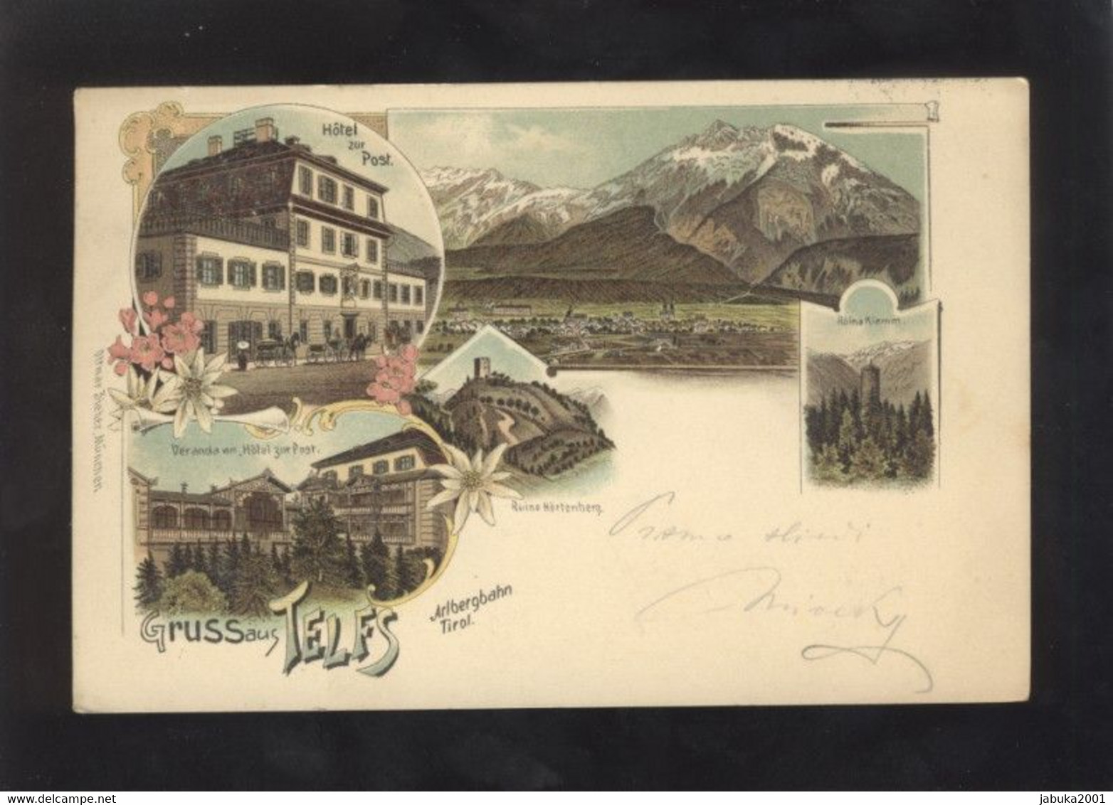 AUSTRIA TELFS OLD POSTCARD - Telfs