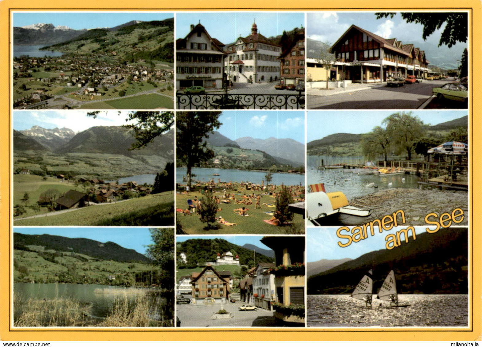 Sarnen Am See - 9 Bilder (702) * 2. 7. 1990 - Sarnen