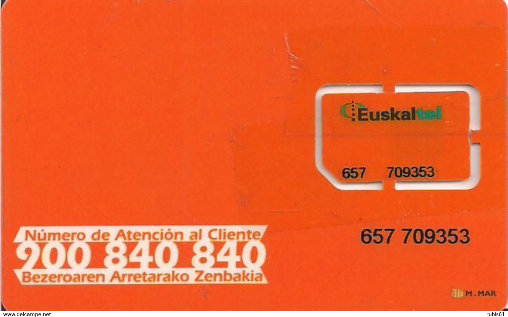 GSM EUSKALTEL ANTIGUA RARA - Euskaltel