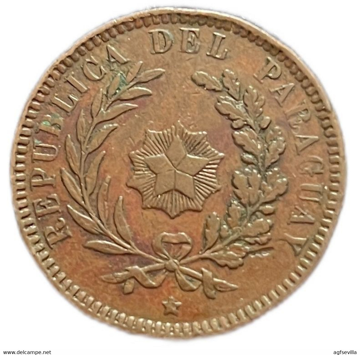 PARAGUAY. 2 CENTÉSIMOS. 1.870 - Paraguay