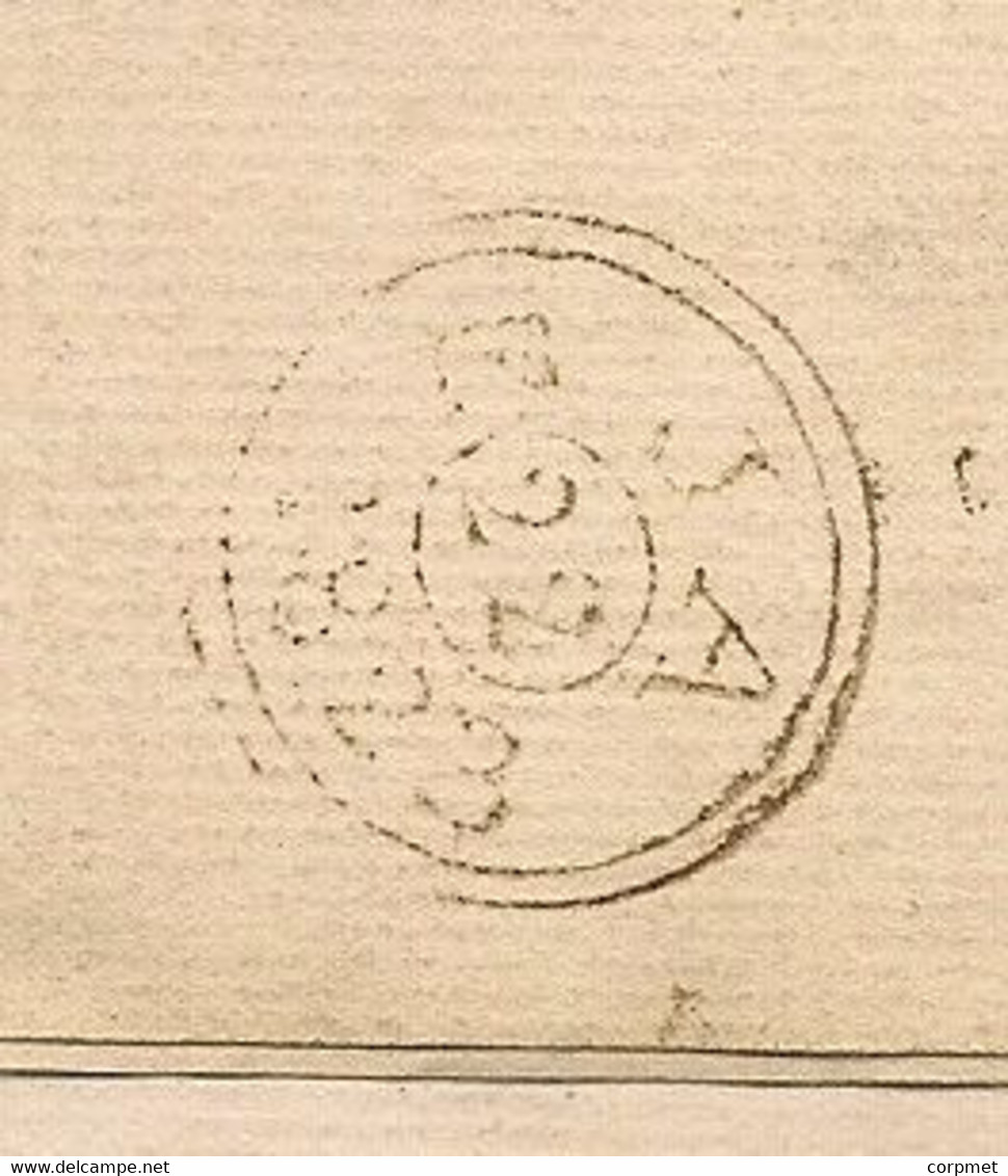 UK - LONDON   22-1-1823   Complete ENTIRE COVER To YORK  - Double Cyrcle - New Type #5 Cancel - ...-1840 Precursori