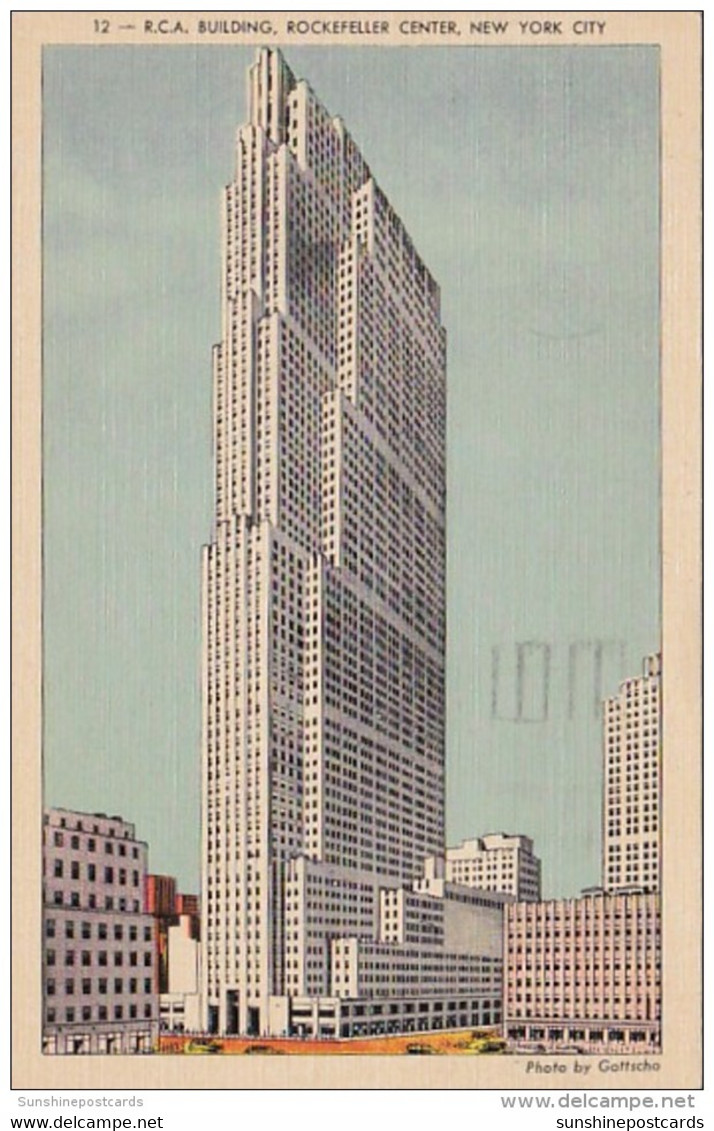 New York City The R C A Building 1942 - Panoramic Views