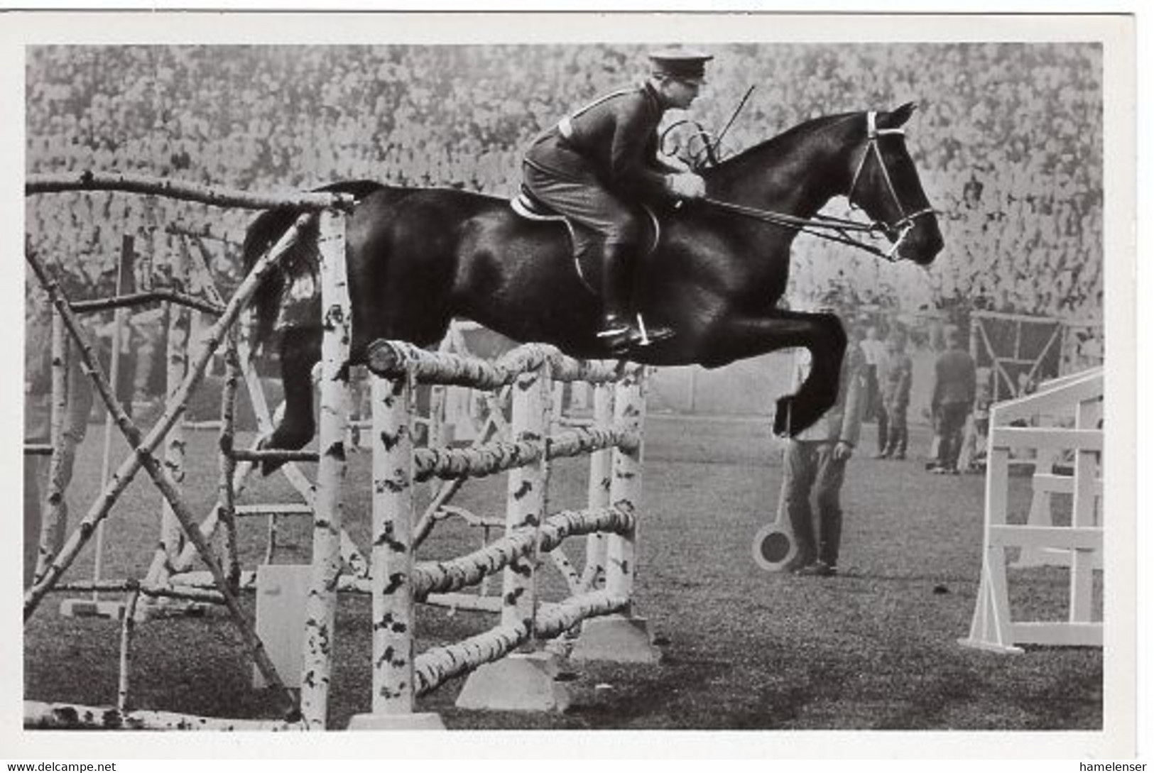 51730 - Deutsches Reich - 1936 - Sommerolympiade Berlin - Rumaenien, "Hunter" Unter Oberleutnant Tudoran - Reitsport