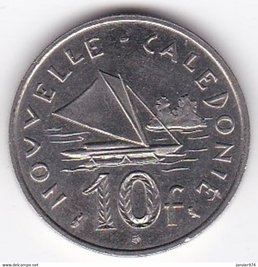 Nouvelle-Calédonie. 10 Francs 1970. En Nickel - Neu-Kaledonien