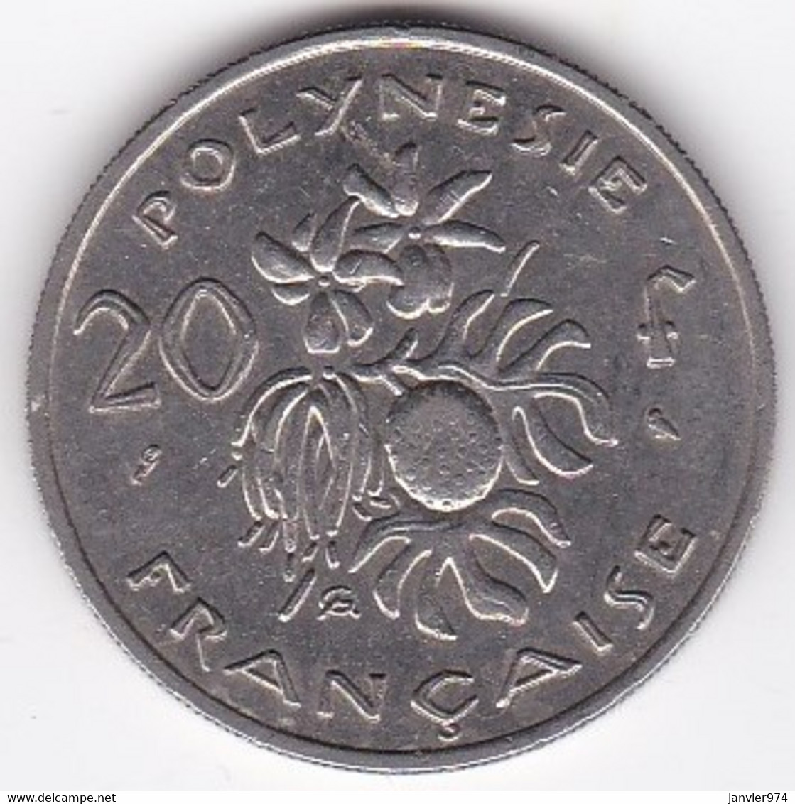 Polynésie Française. 20 Francs 1967, En Nickel - Polynésie Française