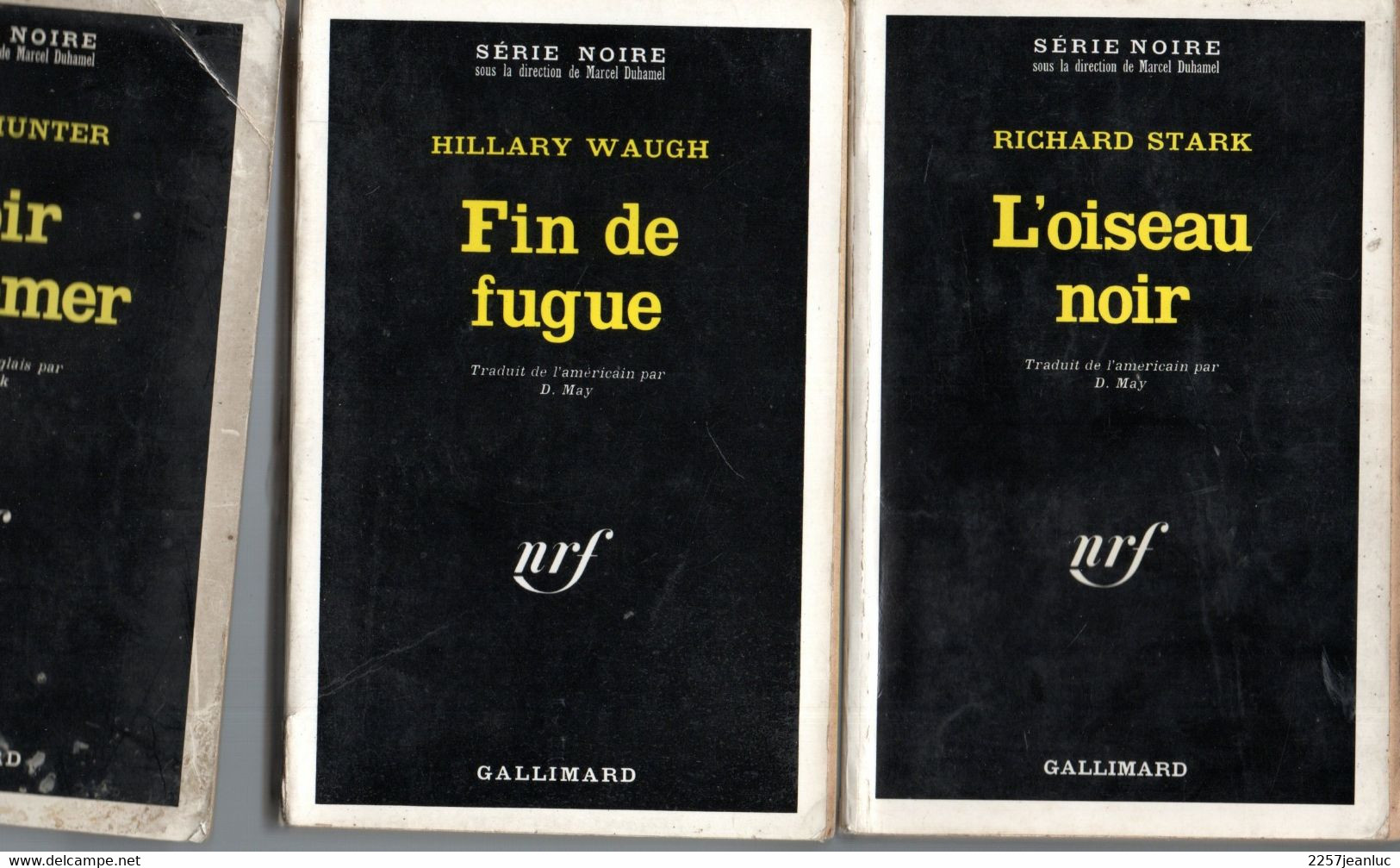 3 Romans  Serie Noire  - Editions Gallimard  N: 1370 1382 Et 1401 Titres Divers Des Années 1970/71 - Roman Noir