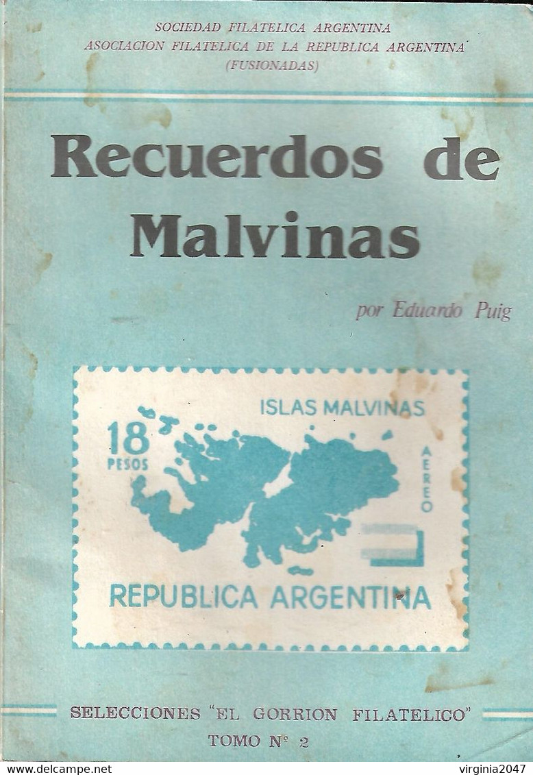 Selecciones El Gorrion Filatelico Recuerdos De Malvinas-Tomo 2-S.F.A Y A.F.R.A. Fusionadas - Spanisch