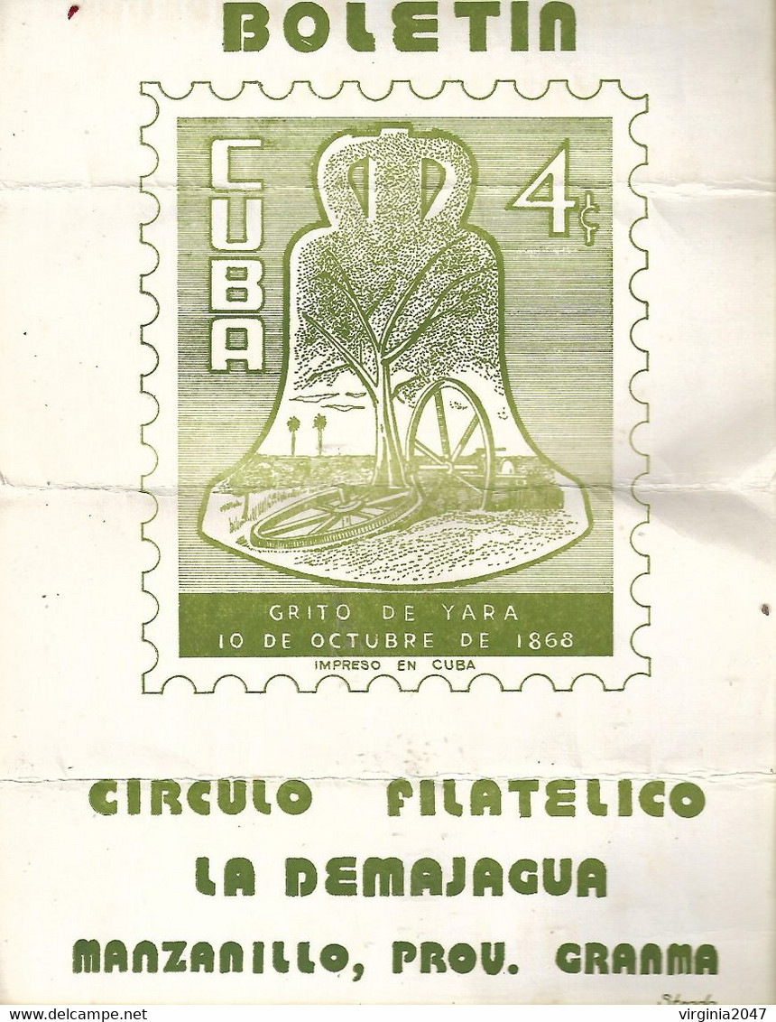 Boletin Del Circulo Filatelico LA  DEMAJAGUA Cuba - Spanisch (ab 1941)