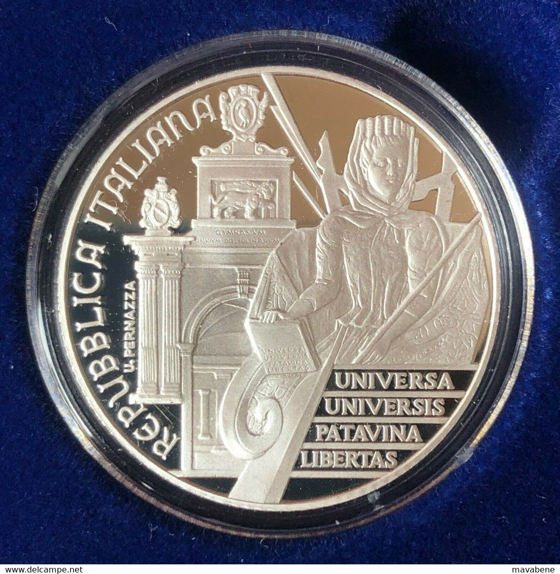 ITALIA 2022 OTTOCENTENARIO UNIVERSITA' DI PADOVA MONETA ARGENTO 5 EURO PROOF IPZS - Collections