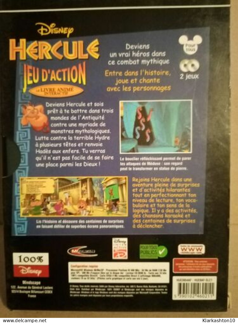 Hercule Jeu D'action - Le Livre Animé Interac 2 Jeux - Giochi PC
