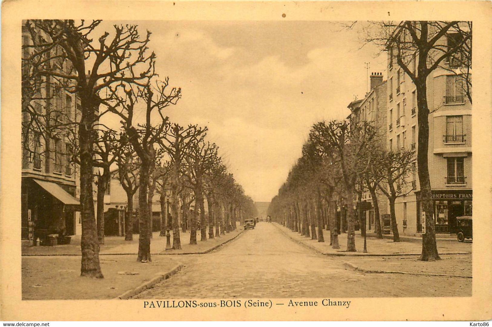 Les Pavillon Sous Bois * Avenue Chanzy * épicerie Comptoirs Français - Les Pavillons Sous Bois