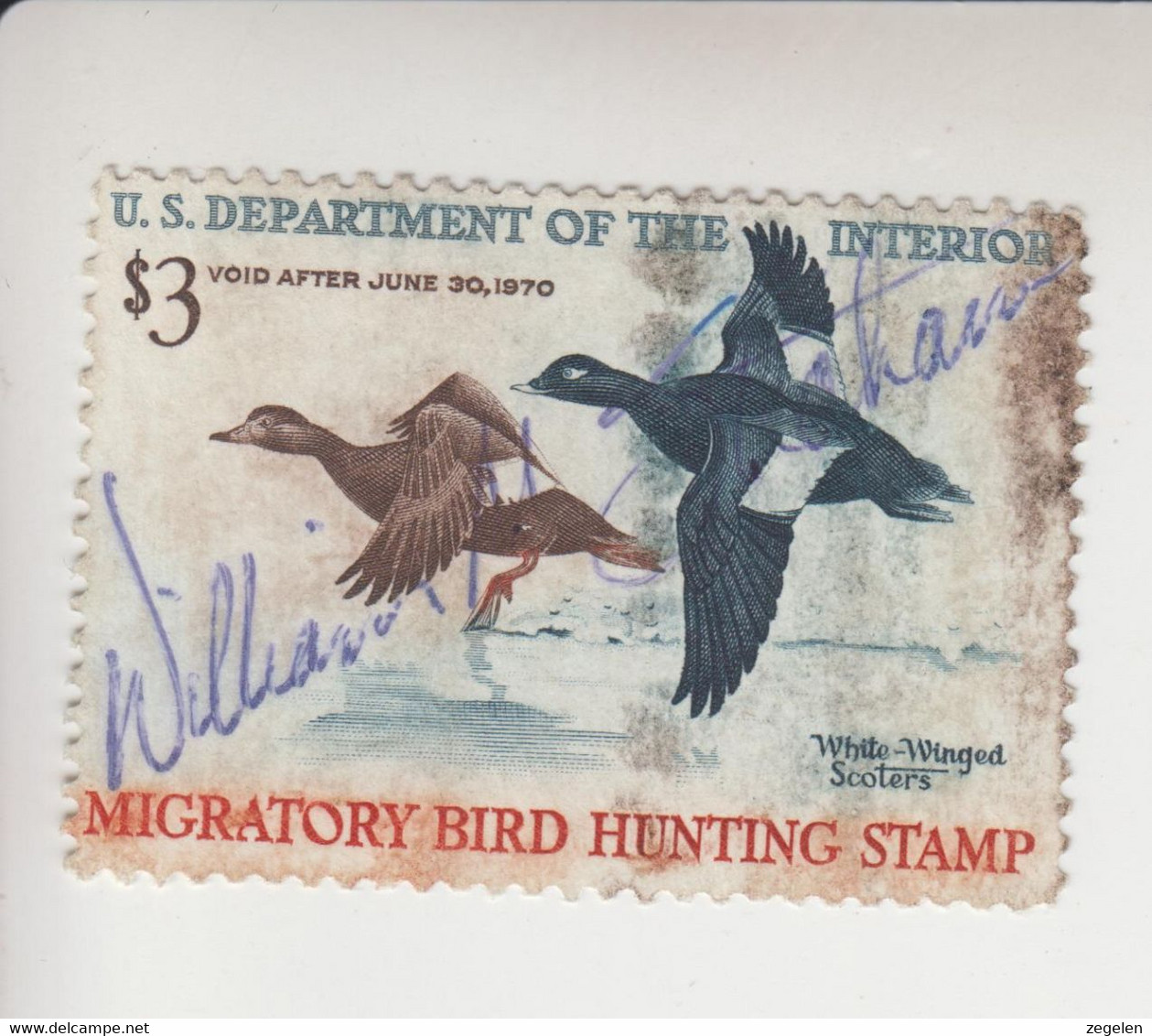 Verenigde Staten Scott Cataloog Duck Stamp RW36 - Duck Stamps