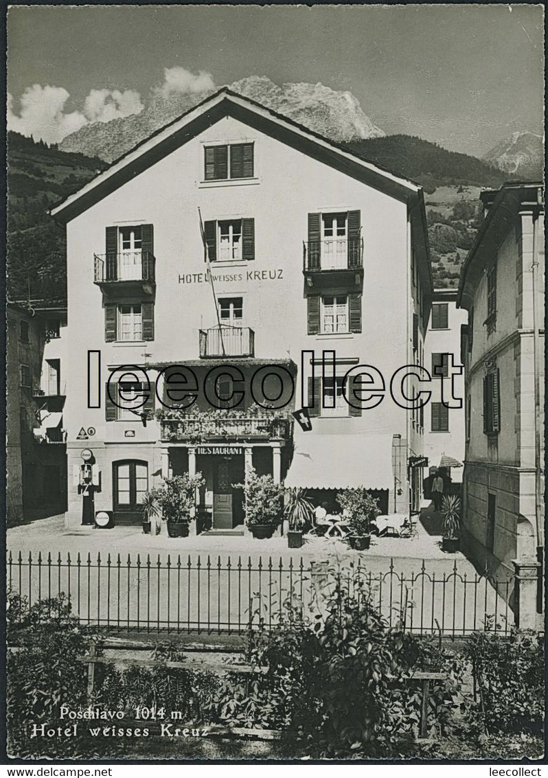 Suisse - GR Poschiavo - Tankstelle - Esso - Poschiavo