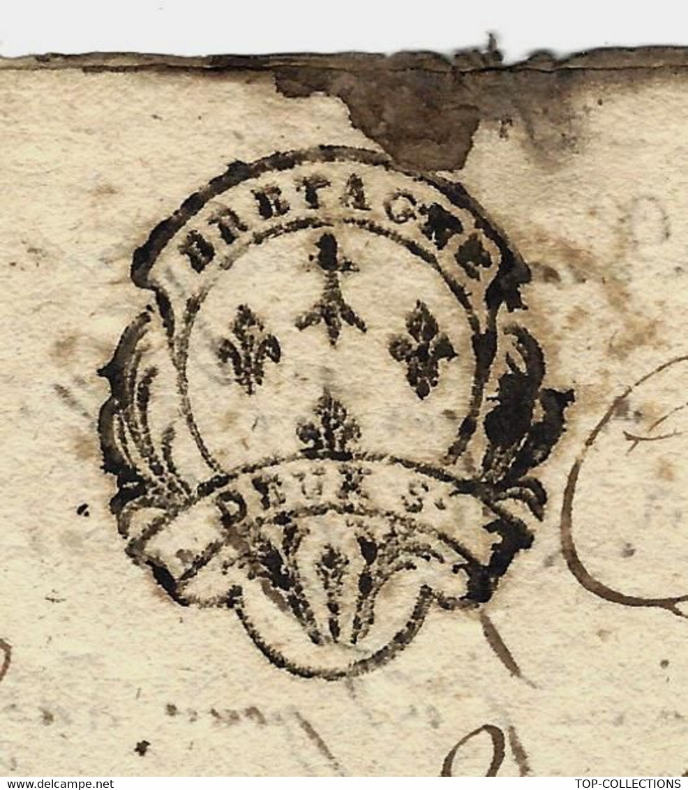 BRETAGNE 1753 Succession De Louis-François-Joseph MORAUD Du Deron Au Profit De Ses Filles Cachet Généralité - Algemene Zegels